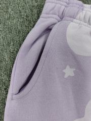 [ON SALE]Light Purple Tonal Bubble Star Jogger Sweatpants