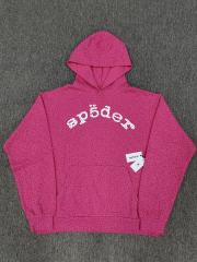 [On Sale] Sp*der Pink All Over VVS Rhinestone Pullover Hoodie