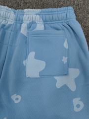 [ON SALE]Light Blue Tonal Bubble Star Jogger Sweatpants
