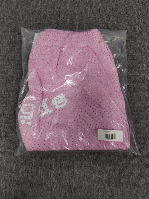 Pink All Over VVS Rhinestone Shorts