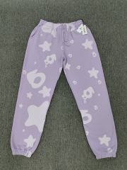 [ON SALE]Light Purple Tonal Bubble Star Jogger Sweatpants