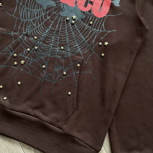 1:1 Quality Spider Worldwide Rodeo Brown Hoodie