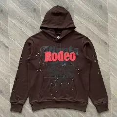 1:1 Quality Spider Worldwide Rodeo Brown Hoodie