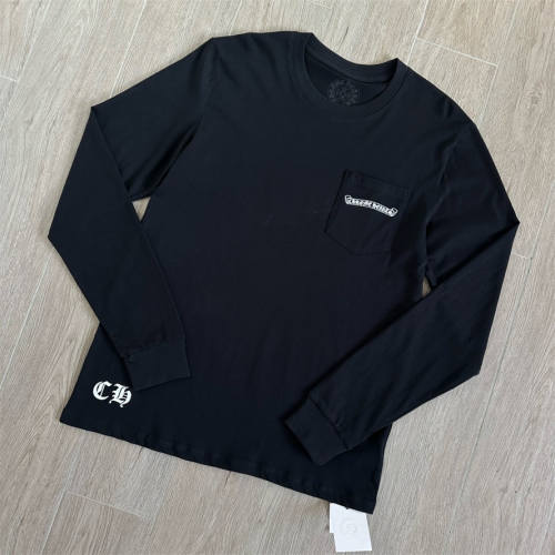 1:1 Quality CH Star‑Pattern Cross Print Long Sleeve Tee