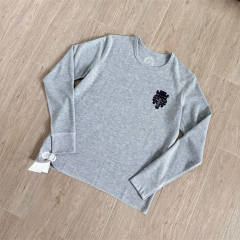 1:1 Quality CH Dagger Floral Waffle Knit Long Sleeve Tee