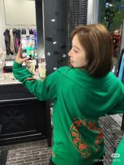 1:1 Quality CH Red Horseshoe Floral Print Long Sleeve Tee