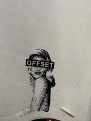 Paly Hollywood x Offset Rhinestone Graphic Tee