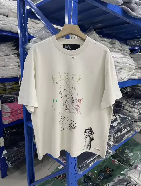 Paly Hollywood x Offset Rhinestone Graphic Tee
