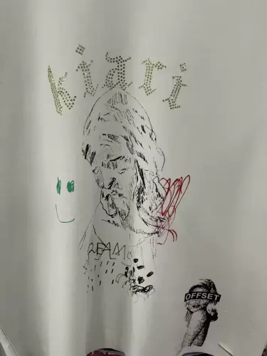 Paly Hollywood x Offset Rhinestone Graphic Tee