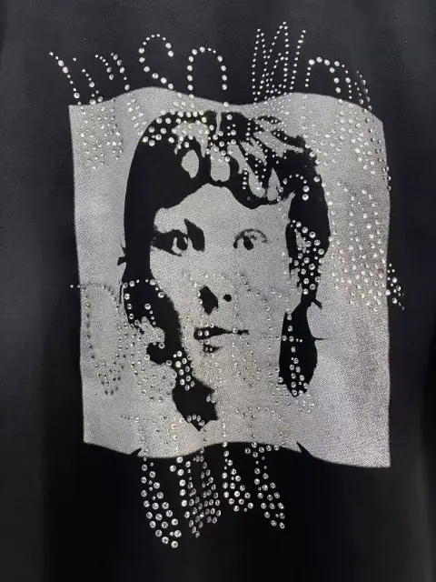 Paly Hollywood Street Rhinestone Distressed Tee