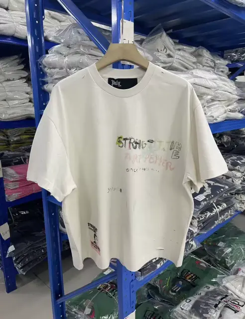 Paly Hollywood Drugstore Graffiti Graphic Tee
