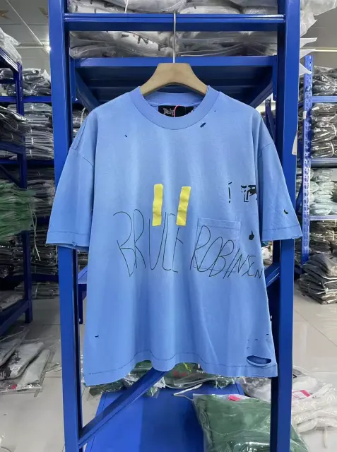 Paly Hollywood Bruce Pocket Distressed Graphic Tee