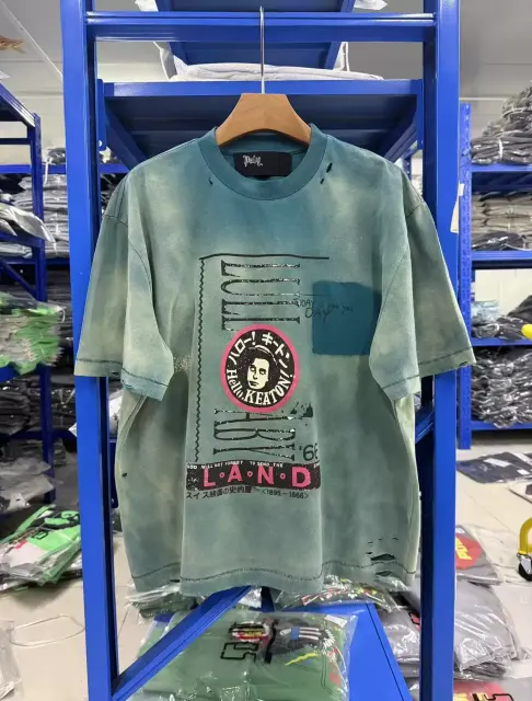 Paly Hollywood Retro Distressed Direct Print Tee