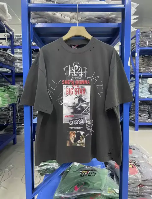 Paly Hollywood Vintage Distressed Graphic Tee 02
