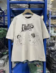 Paly Hollywood Rock Cartoon Graphic Tee