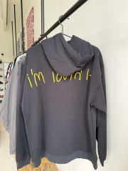 [Special Offer] Cactus Jack Black Pullover Hoodie McDonald’s Logo Embroidery Letter Print M