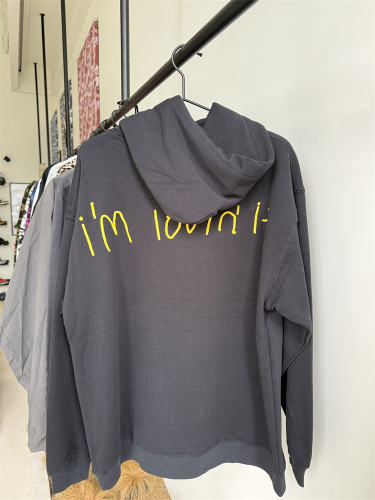 [Special Offer] Cactus Jack Black Pullover Hoodie McDonald’s Logo Embroidery Letter Print M