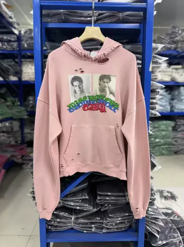 Paly Hollywood Rolling Stones Distressed Hoodie