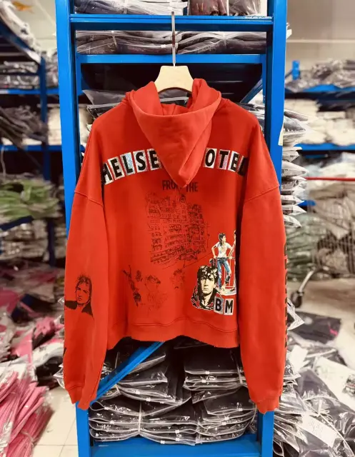 Paly Hollywood High Street Graffiti Fleece Hoodie