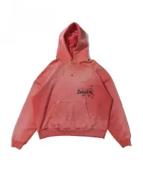Paly Hollywood Distressed Graphic Pullover Hoodie