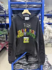 Paly Hollywood High Street Washed Embroidered Hoodie