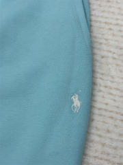 [Special Offer] Polo Ralph Lauren Turquoise Fleece Jogger Pants Men Embroidered Pony Logo XL