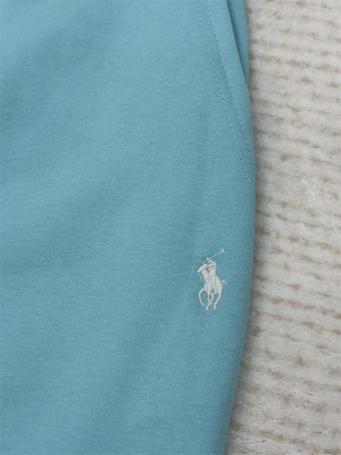 [Special Offer] Polo Ralph Lauren Turquoise Fleece Jogger Pants Men Embroidered Pony Logo XL