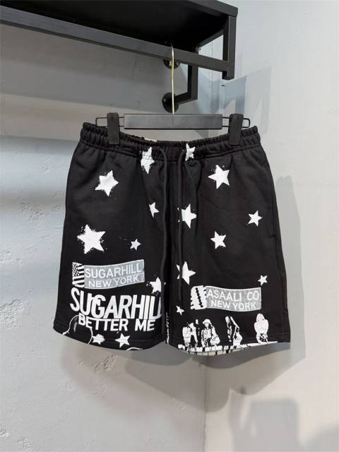 ASAALI Sugarhill New York Star Graphic Sweat Shorts