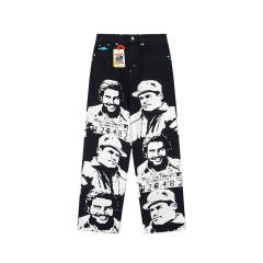 Asaali OG Black Cartel Baggy Denim Pants