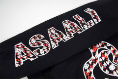 Asaali Snake Pattern Graphic Pullover Hoodie