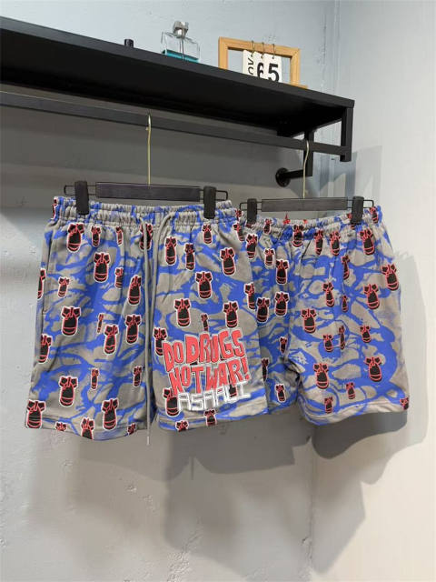 ASAALI All‑Over Bomb Graphic Print Sweat Shorts