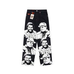 Asaali OG Black Cartel Baggy Denim Pants