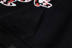 Asaali Snake Pattern Graphic Pullover Hoodie