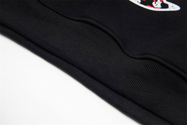 Asaali Snake Pattern Graphic Pullover Hoodie