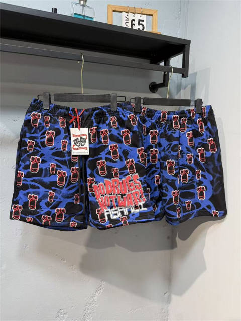 ASAALI All‑Over Bomb Graphic Print Sweat Shorts