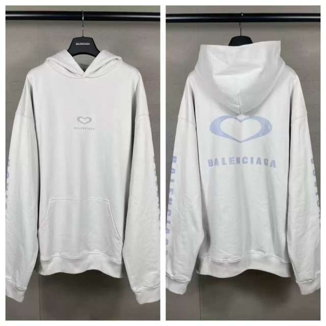 BLCG Light Blue Heart Graphic Pullover Hoodie