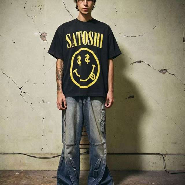 Satoshi Dollars Smiley Shirt