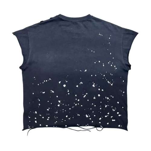 Satoshi White Spot Holes Tank Top
