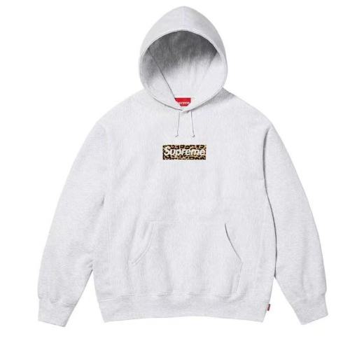 Sup Shanghai Limited Leopard Print Box Logo Bogo Hoodie