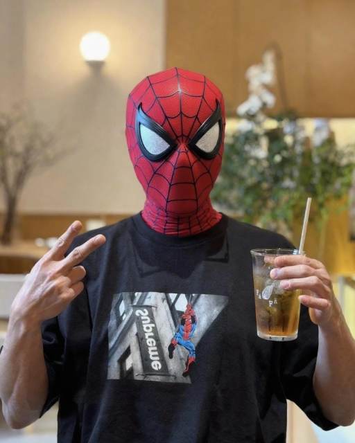 Sup Spider Man T-Shirt Black White
