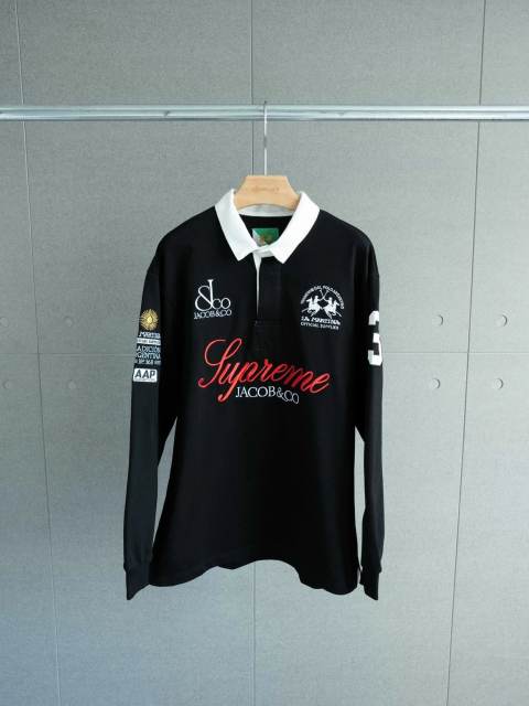 Sup La Martina SS26 WEEK16 Rugby Polo Long Sleeves 2 Colors