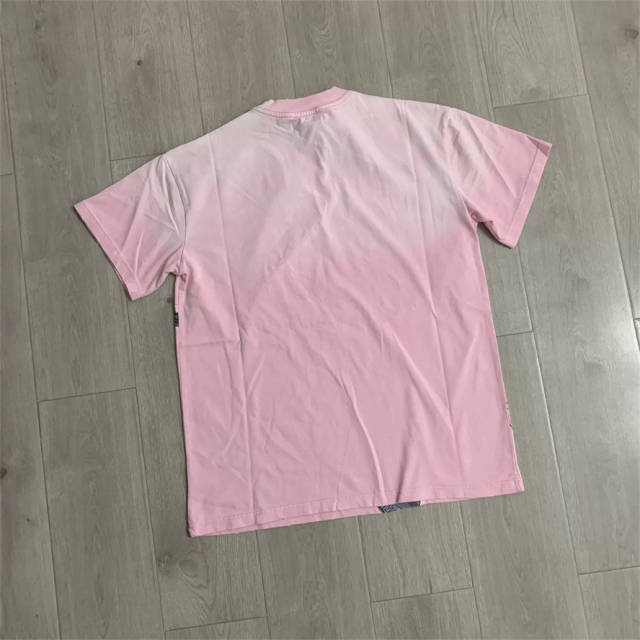 DUAA Pink Vintage Distressed Heavyweight Cotton Graphic T-Shirt