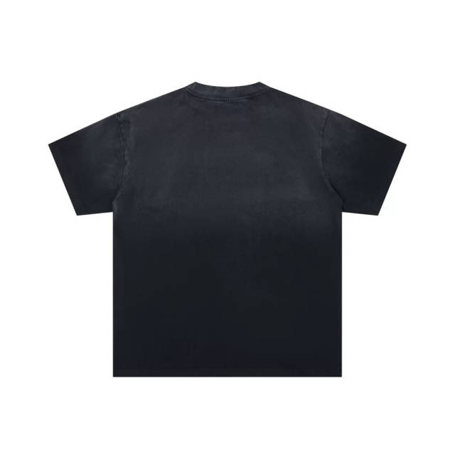 DUAA Vintage Streetwear Rhinestone Graphic Distressed Cotton T-Shirt