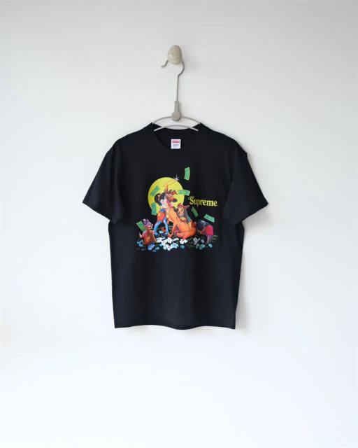 Sup All Dogs Go To Heaven Tee Black White