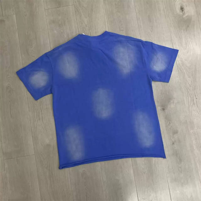 DUAA Blue Vintage Character Graphic Washed T-Shirt
