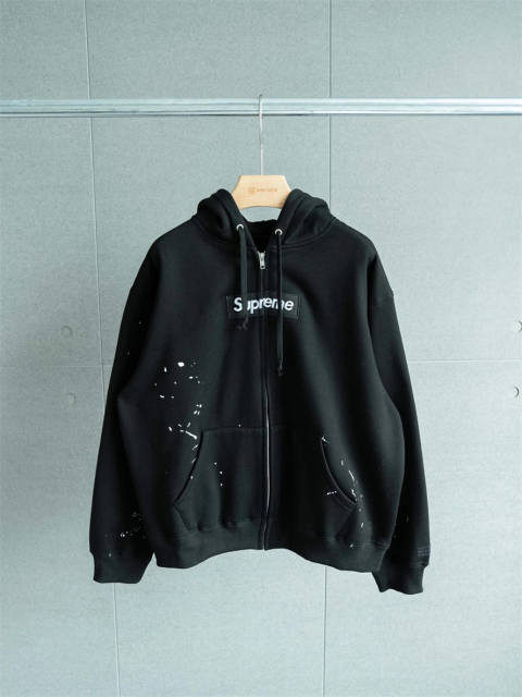 1:1 Top Quality Sup MM6 Maison Margiela Box Logo Zip Up Hoodie 3 Colors