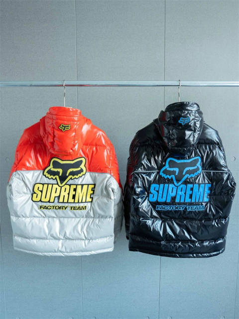 Sup x Fox Racing Week9 Shiny Down Puffer Jacket