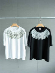 Sup x MM6 Dollar Print T-Shirt Black White