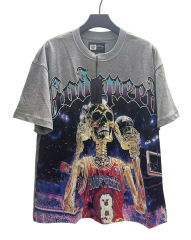 Basketball Skeleton Athlete Trophy Print Washed Version Tee 2 colors 28494360