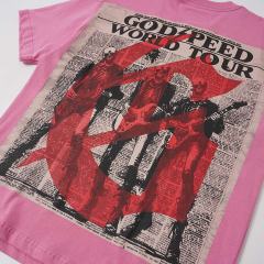 Undead Rock Tour Newspaper Print Washed Tee 2 colors 29098147